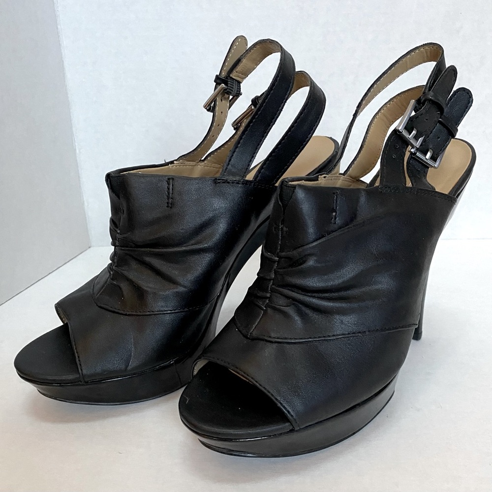 NWOB Nine West Open Toe Pumps, Size 6.5